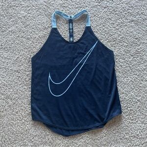 Nike Women's Navy Blue Tank Top